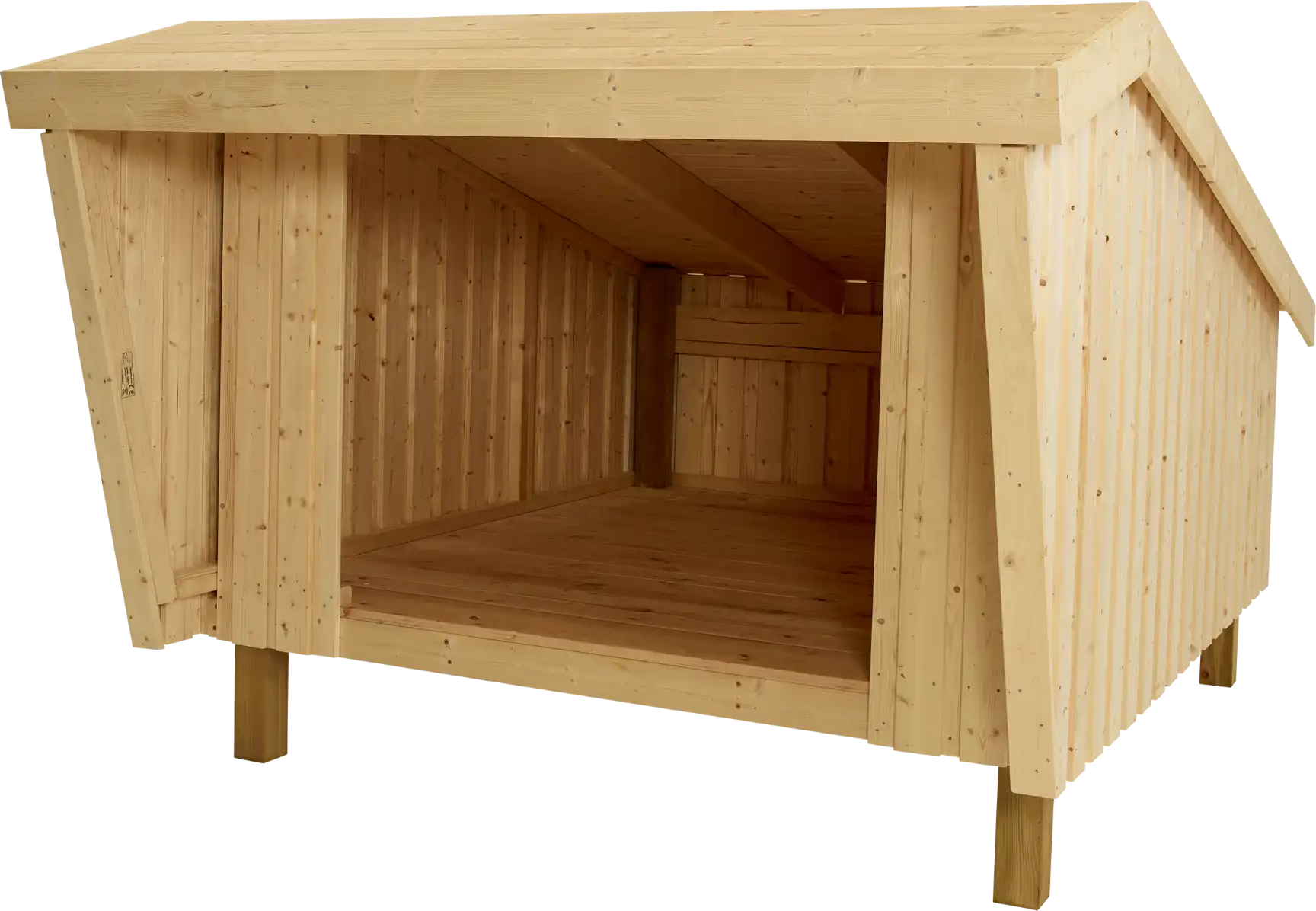Plus Shelter - Unbehandeltes Holz