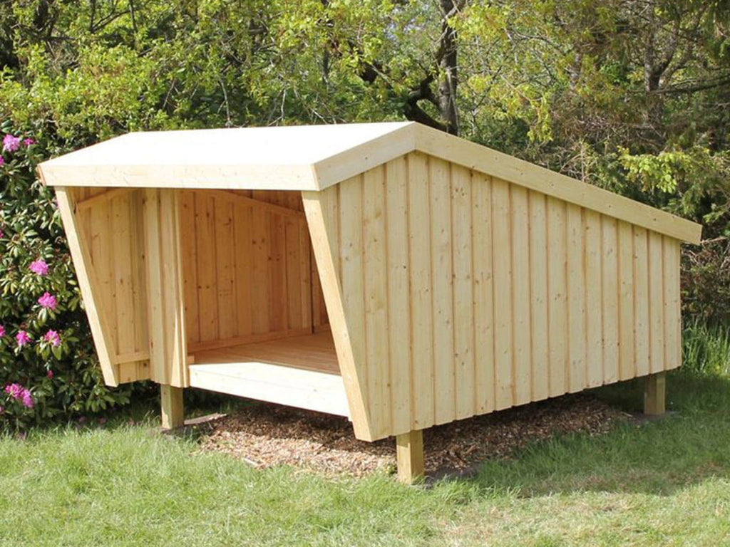 Plus Shelter - Unbehandeltes Holz