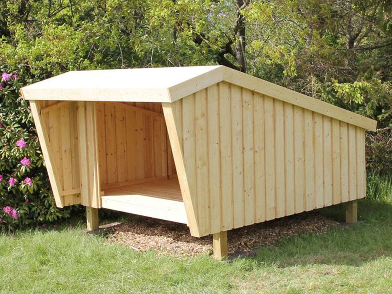 Plus Shelter - Unbehandeltes Holz