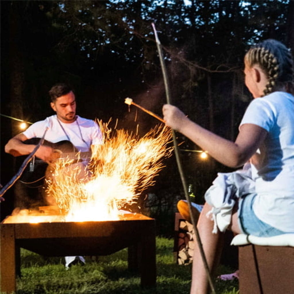 Feuerschale / Grilltisch "Calido", Höhe 90 Cm