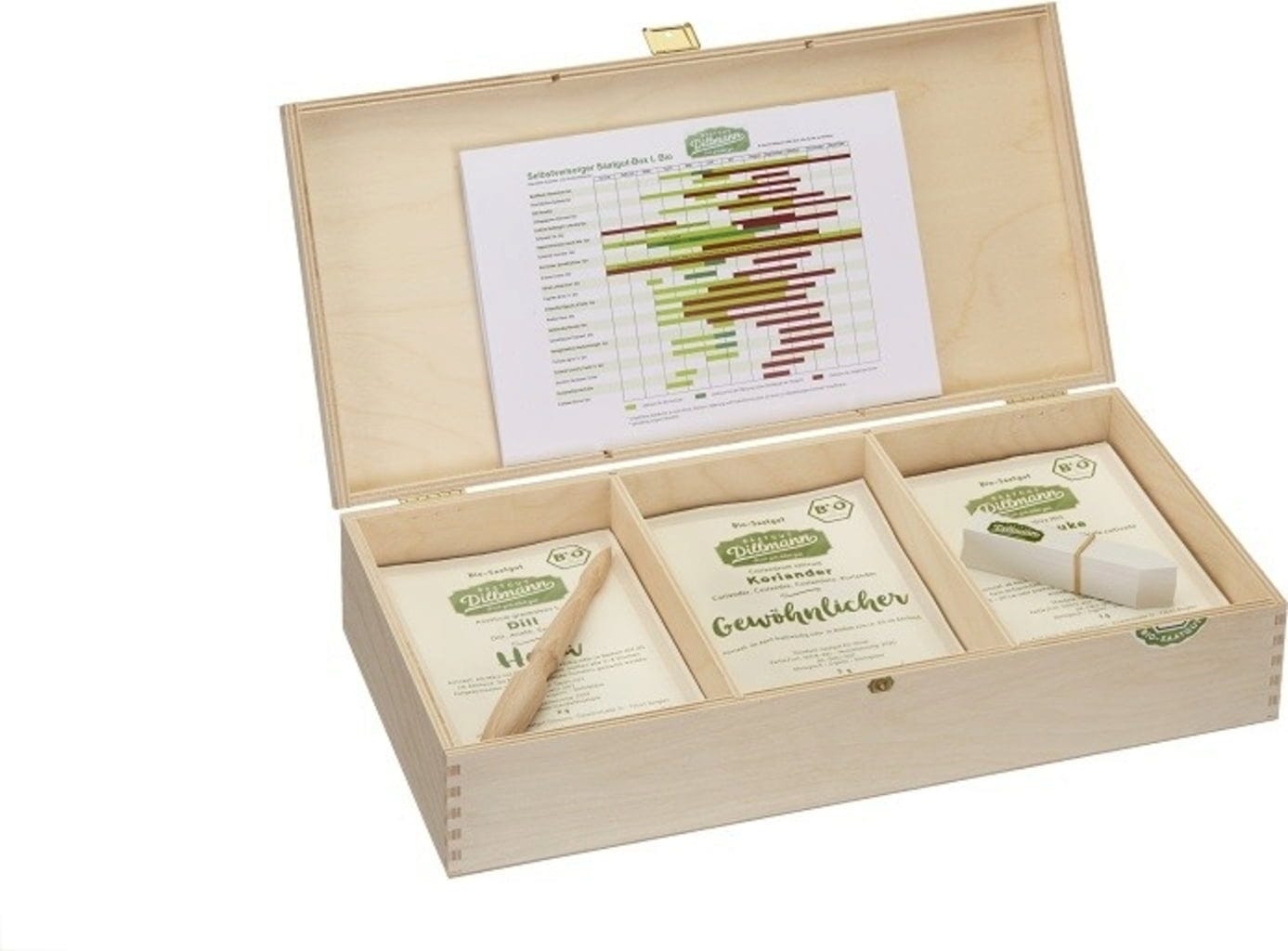  Raritäten-Schatzkiste Saatgut-Box L Bio