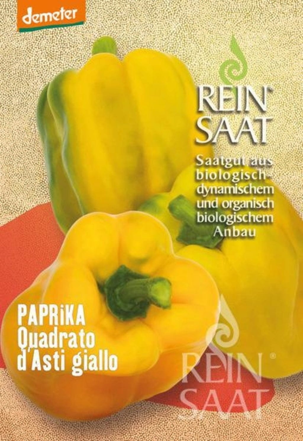  Paprika ''Quadrato D‘Asti Giallo''