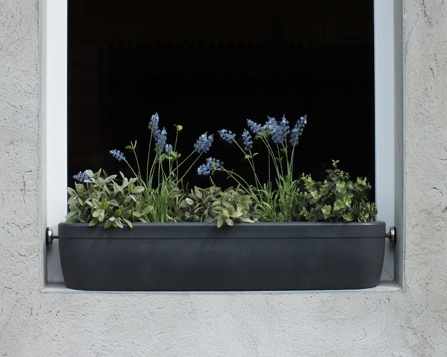  Fensterbank-Blumenkasten "Windowgreen", Graphit (anthrazit)