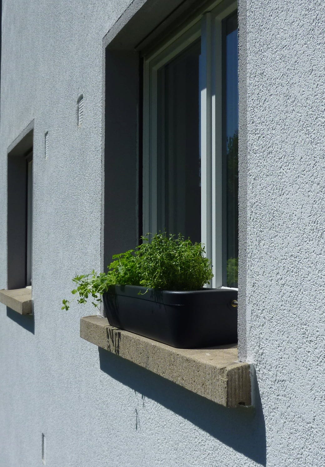  Fensterbank-Blumenkasten "Windowgreen", Graphit (anthrazit)