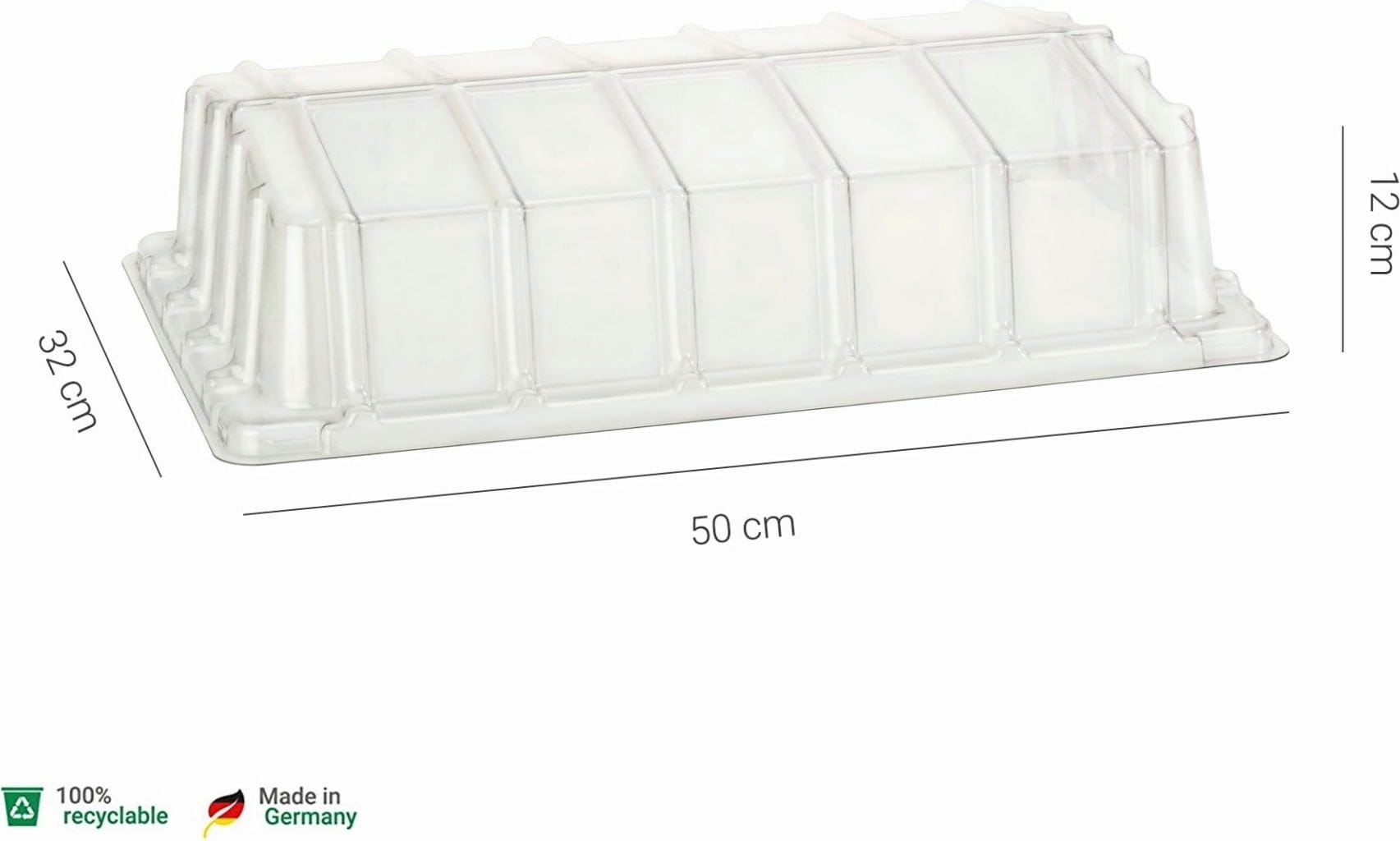  Abdeckhaube - 50x32 Cm