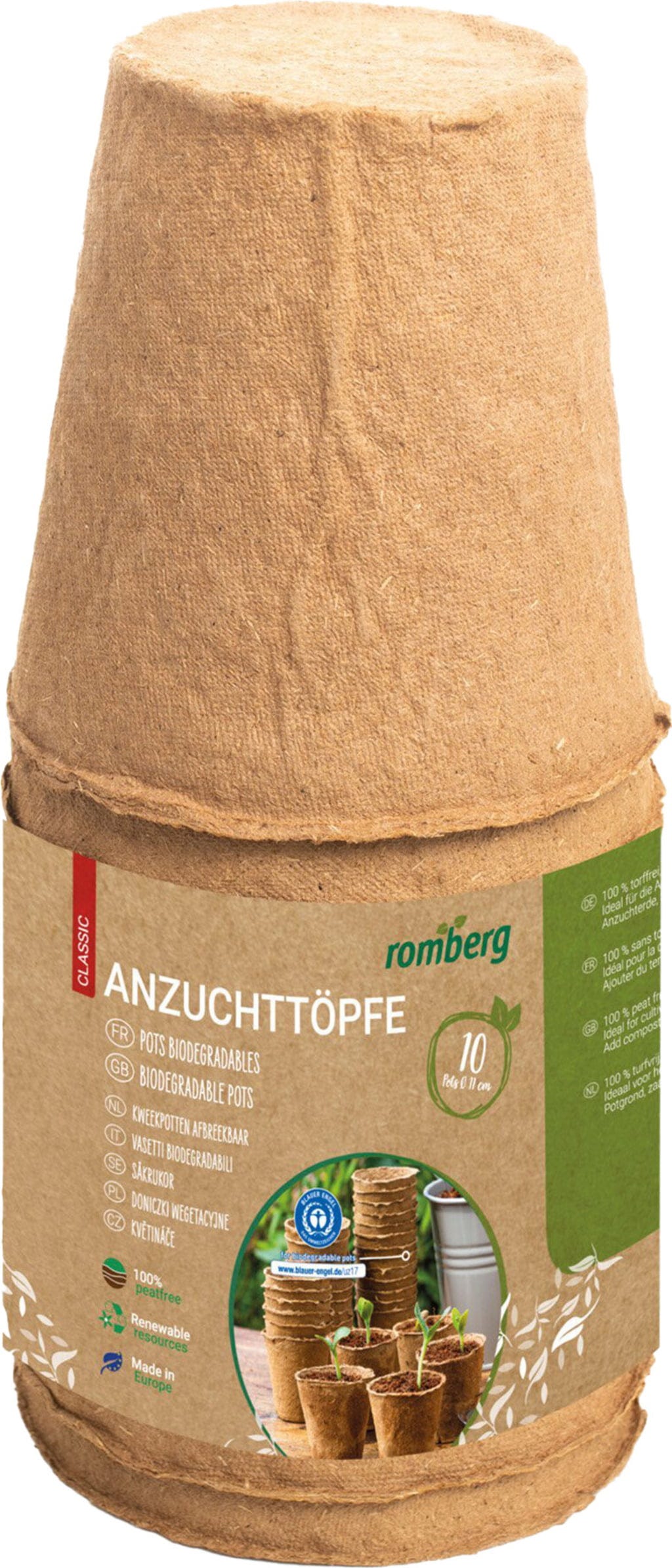  Classic 10 Anzuchttöpfe, 10 Stück