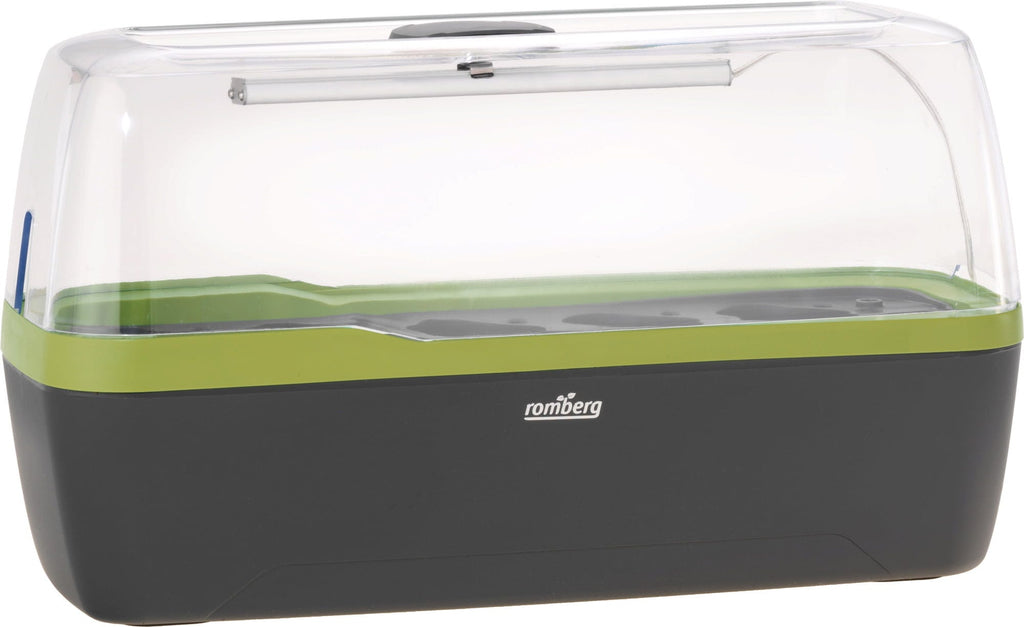  Gewächshaus & Pflanzkasten BoQube L PLUS LED - Anthrazit-Sommergrün