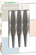  Piketten Set Inkl. Etikettenhalter & Pikierstab, 5er-Set