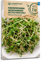  Bio Keimsprossen/Microgreens - Rettich "Mino Early"