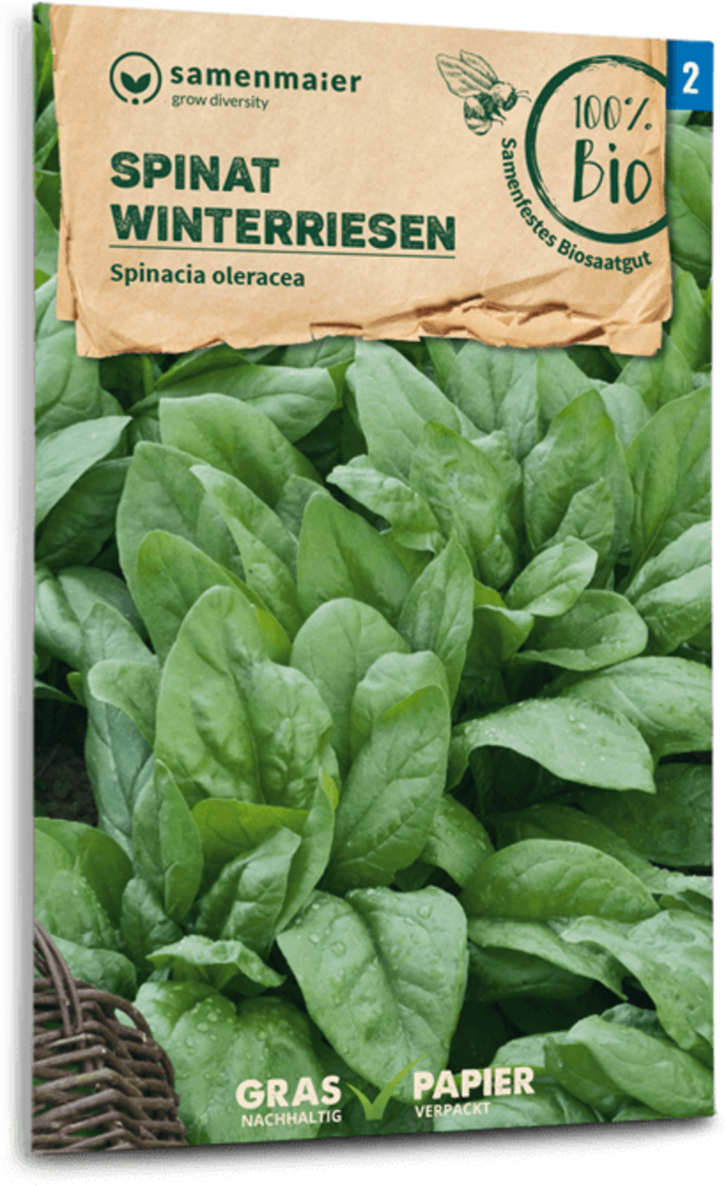  Bio Spinat "Winterriesen"