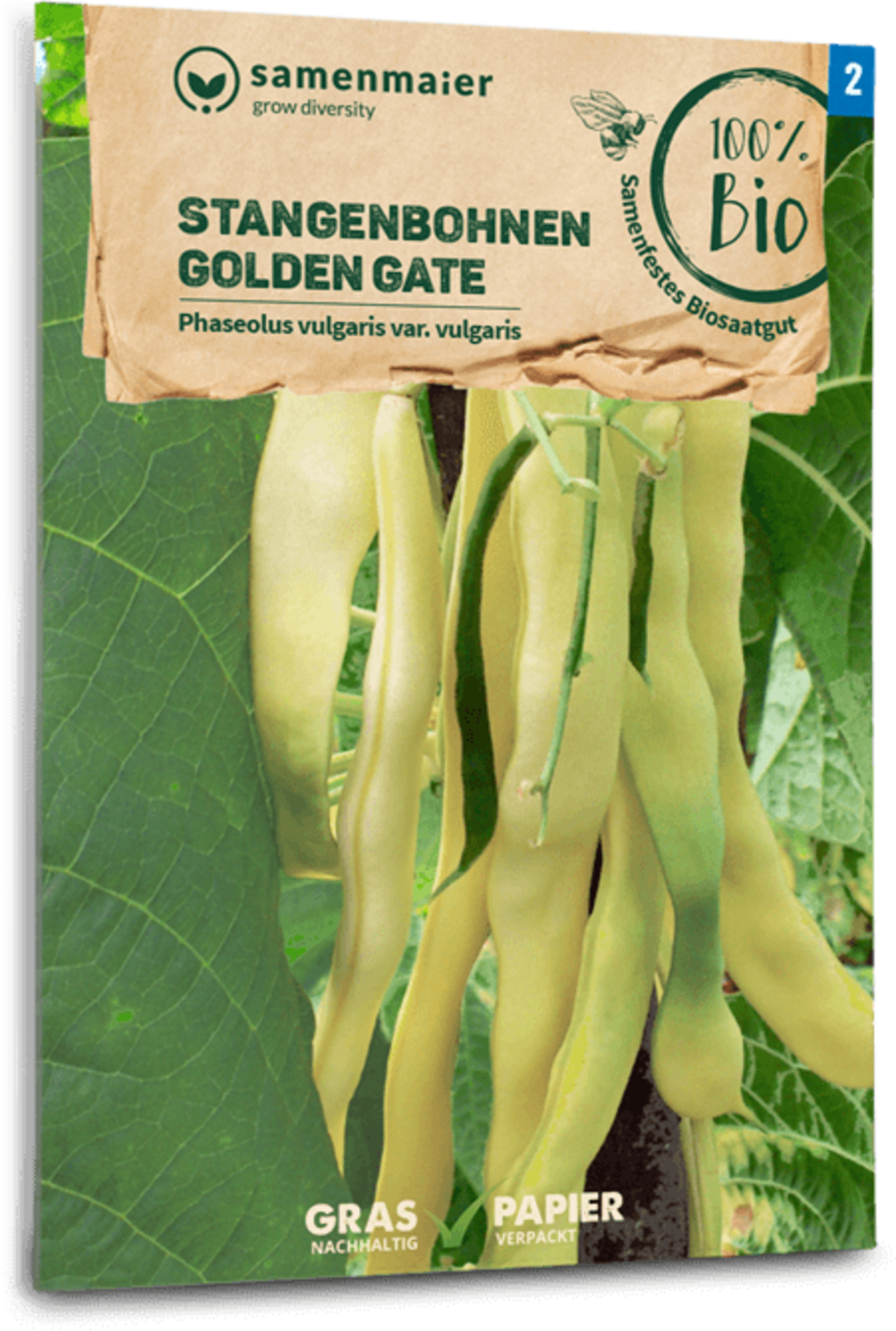  Bio Stangenbohnen "Golden Gate"