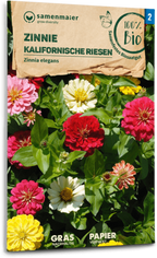  Bio Zinnie "Kalifornische Riesen"