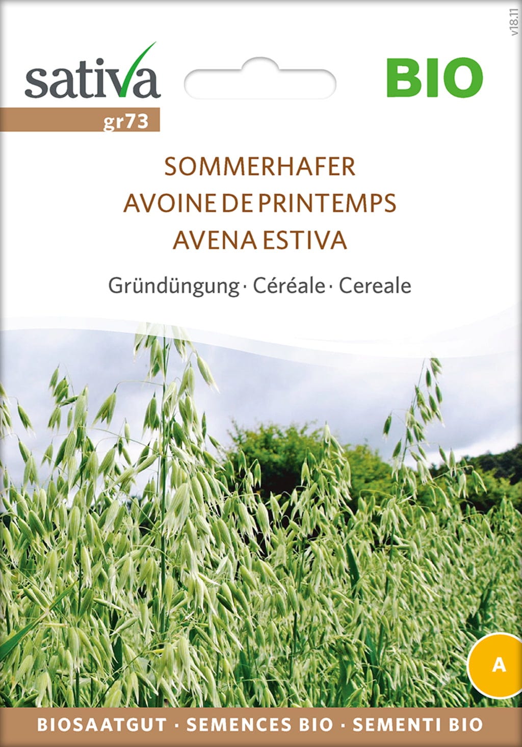  Bio Getreide "Sommerhafer"