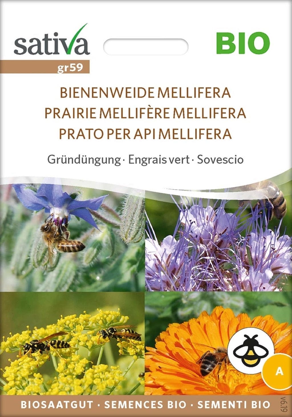  Bio Gründüngung "Bienenweide Mellifera"
