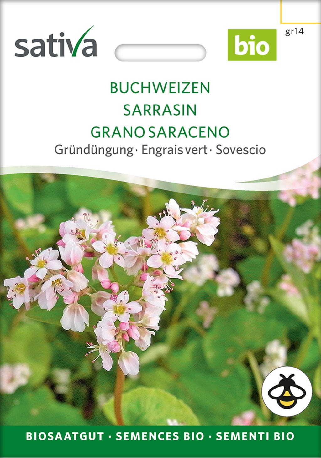 Bio Gründüngung "Buchweizen"