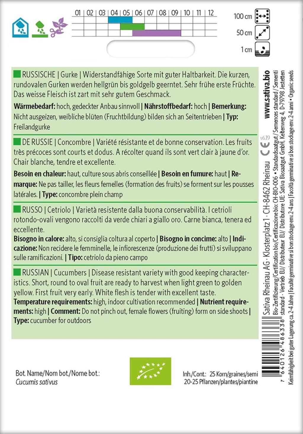  Bio Gurke "Russische"