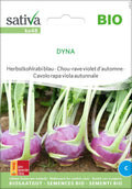  Bio Herbstkohlrabi Blau "Dyna"