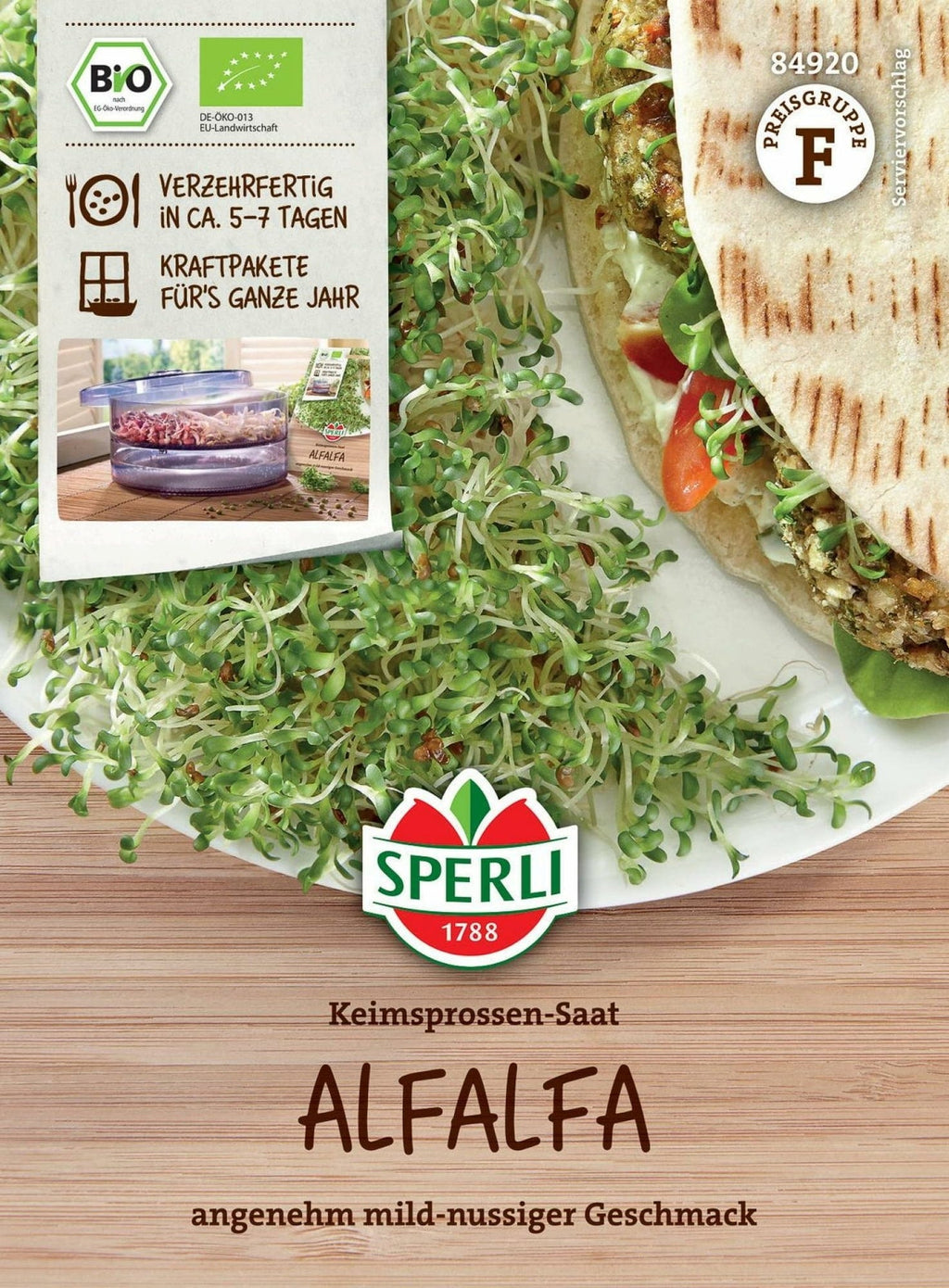  Bio Keimsprossen Alfalfa