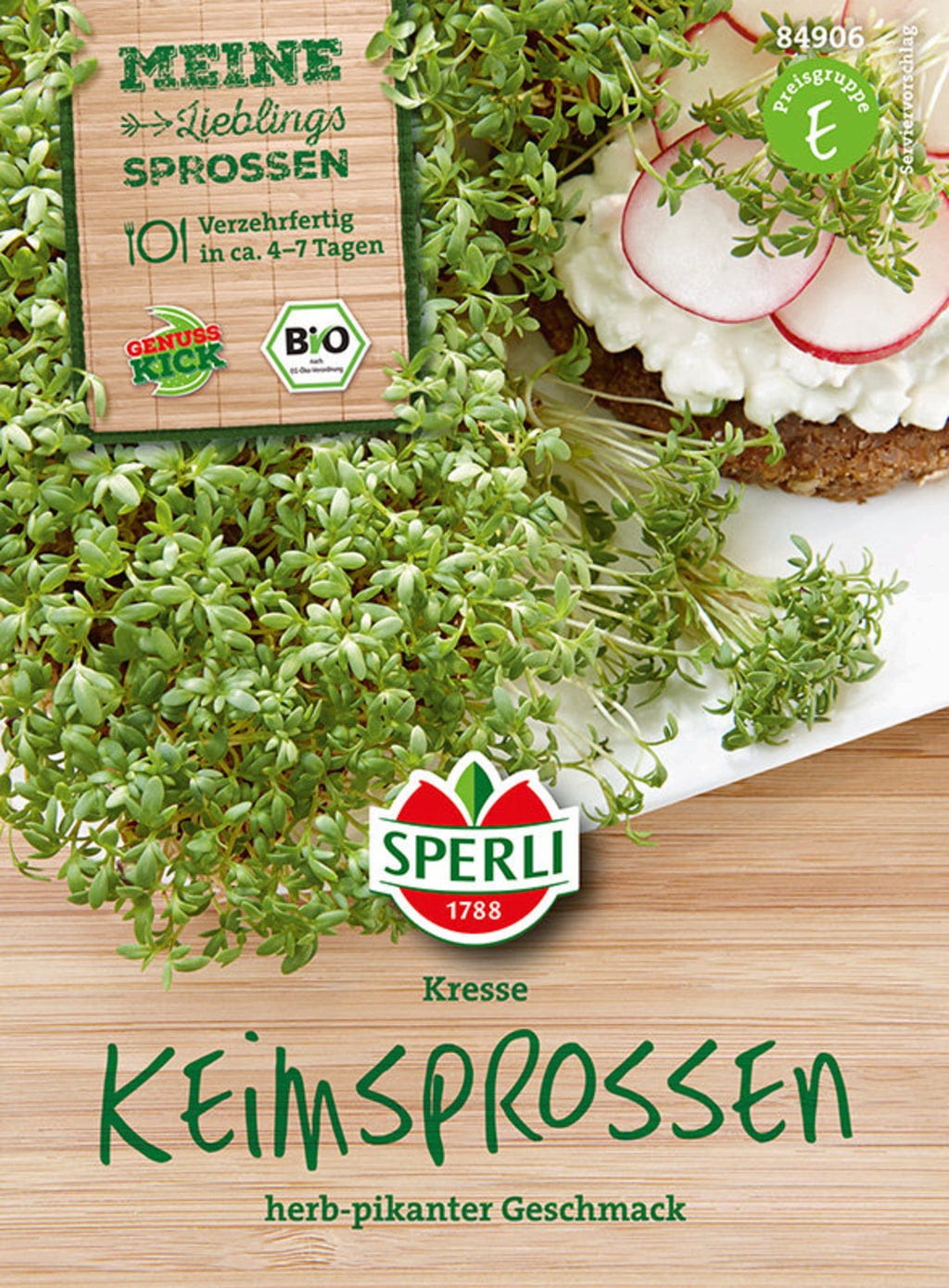  Bio Keimsprossen Kresse, 30 G