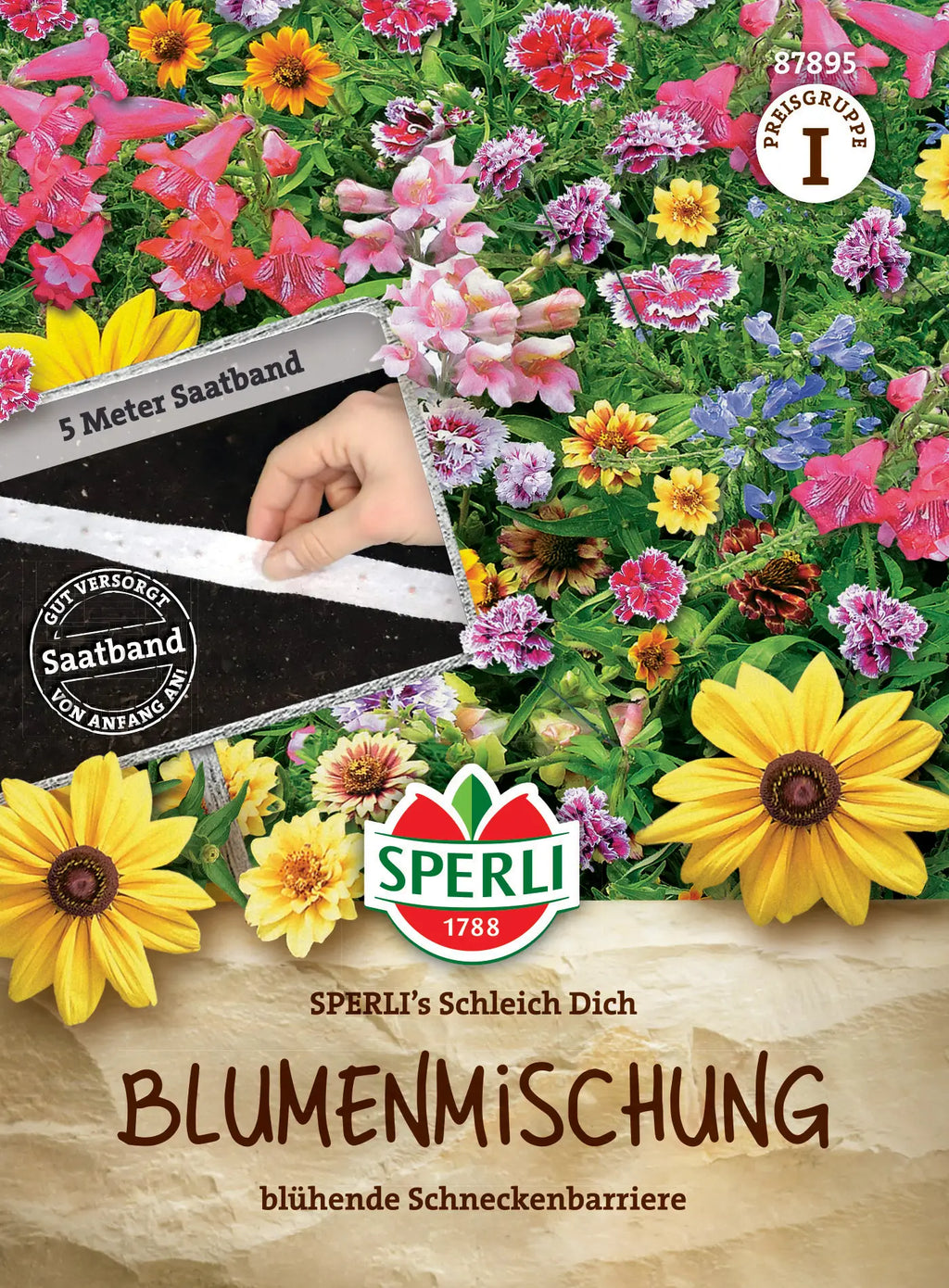  Blühende Schneckenbarriere "Schleich Dich"