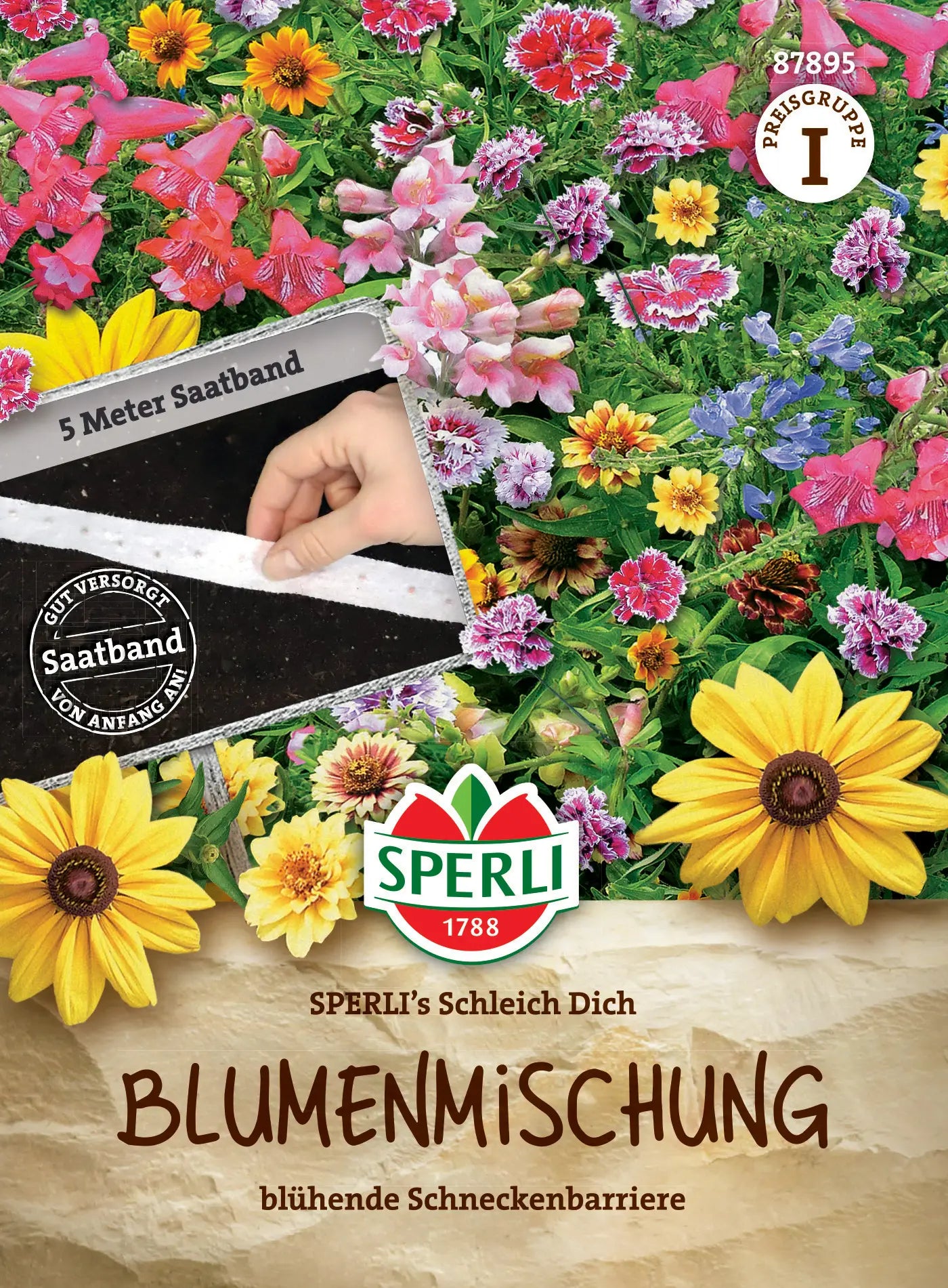  Blühende Schneckenbarriere "Schleich Dich"