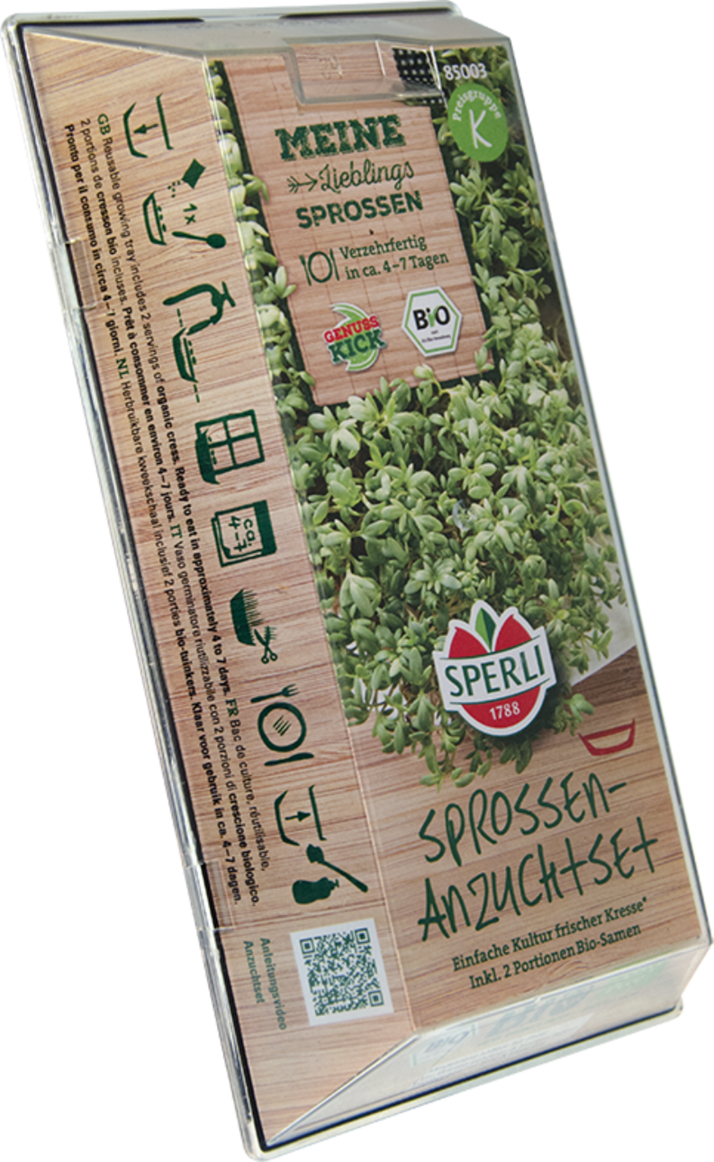  Keimsprossen Kresse-Starter-Set