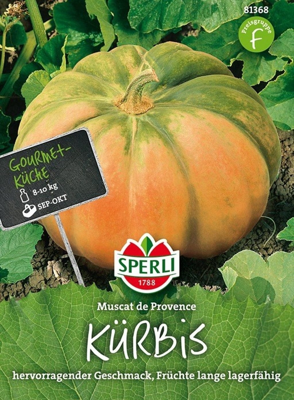  Kürbis "Muscat De Provence"