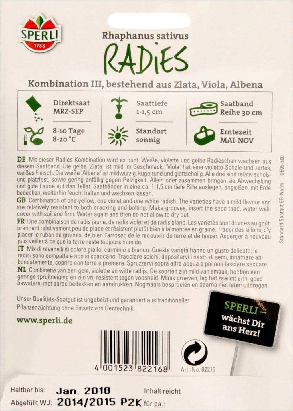  Radies "Kombination III"