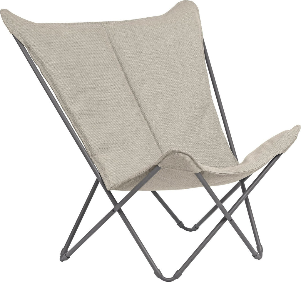 Lafuma SPHINX Lounge Chair, Titane, Latte