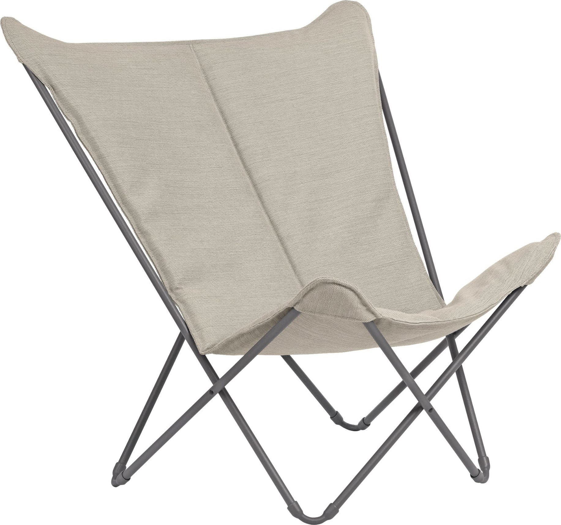Lafuma SPHINX Lounge Chair, Titane, Latte