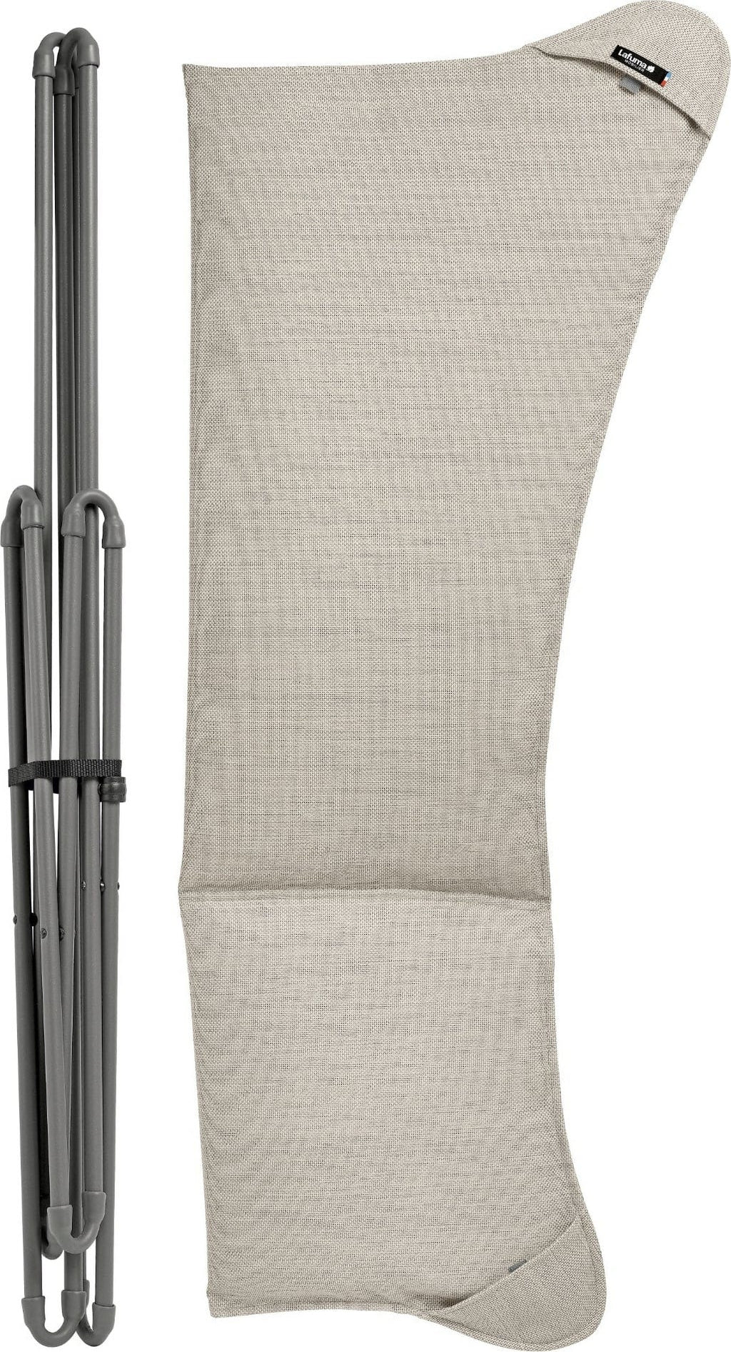 Lafuma SPHINX Lounge Chair, Titane, Latte