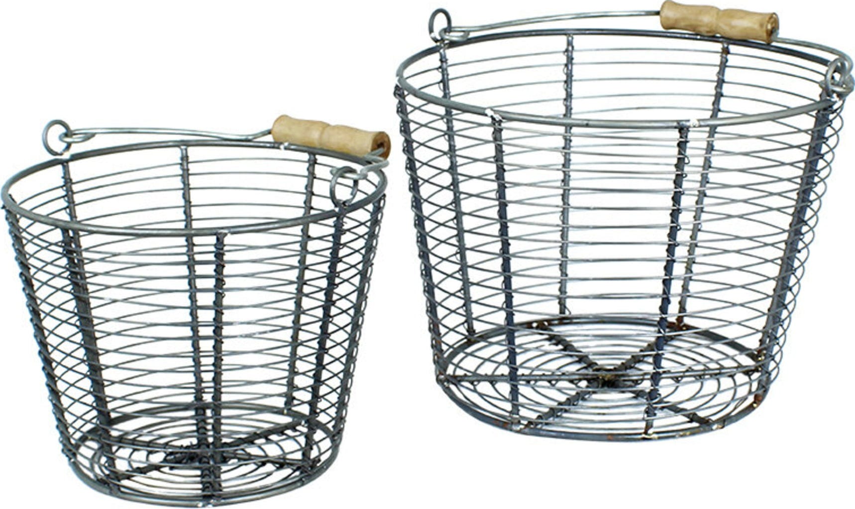  Drahtkorb Mit Griff - Kegelform, L