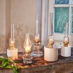  Petroleumlampe Straight "Beige", Small