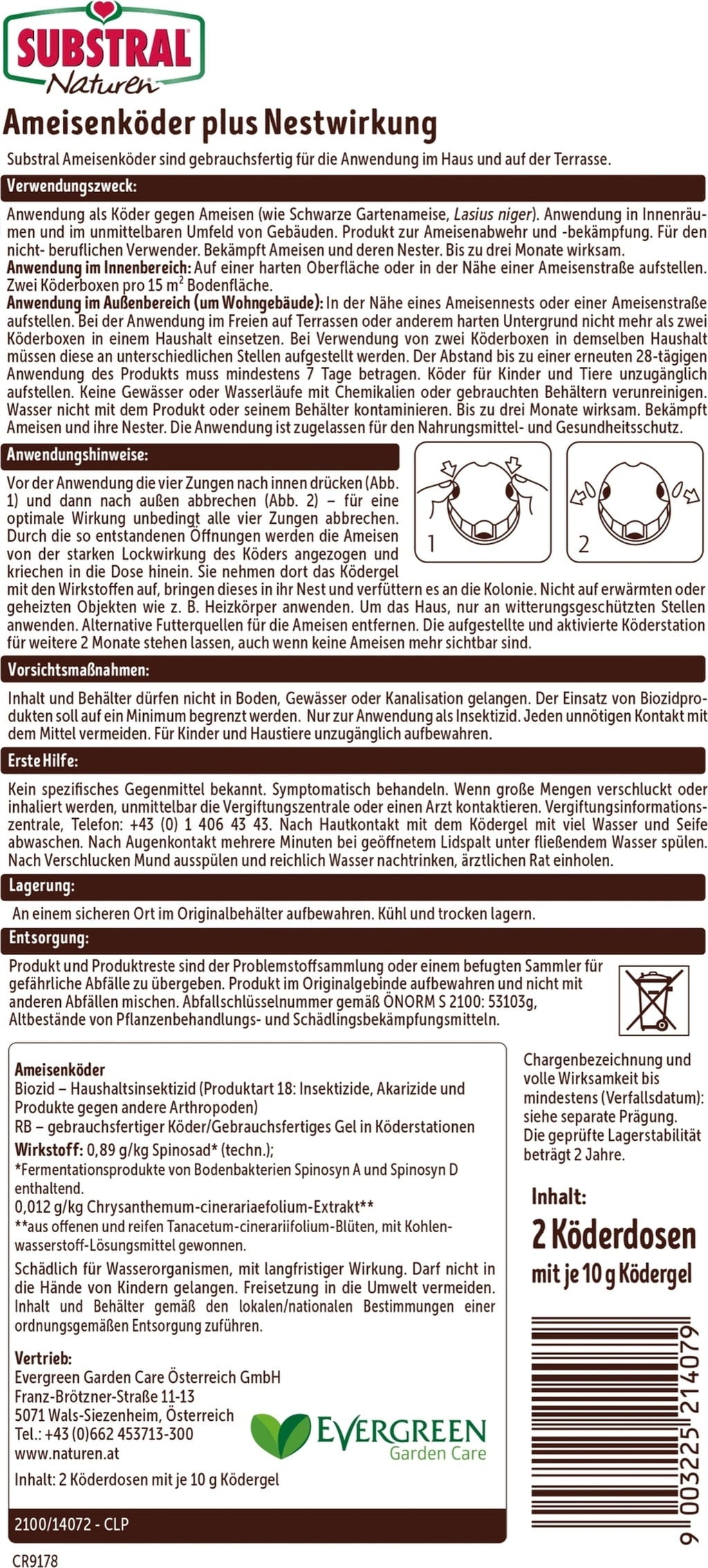  Ameisenköder Plus Nestwirkung