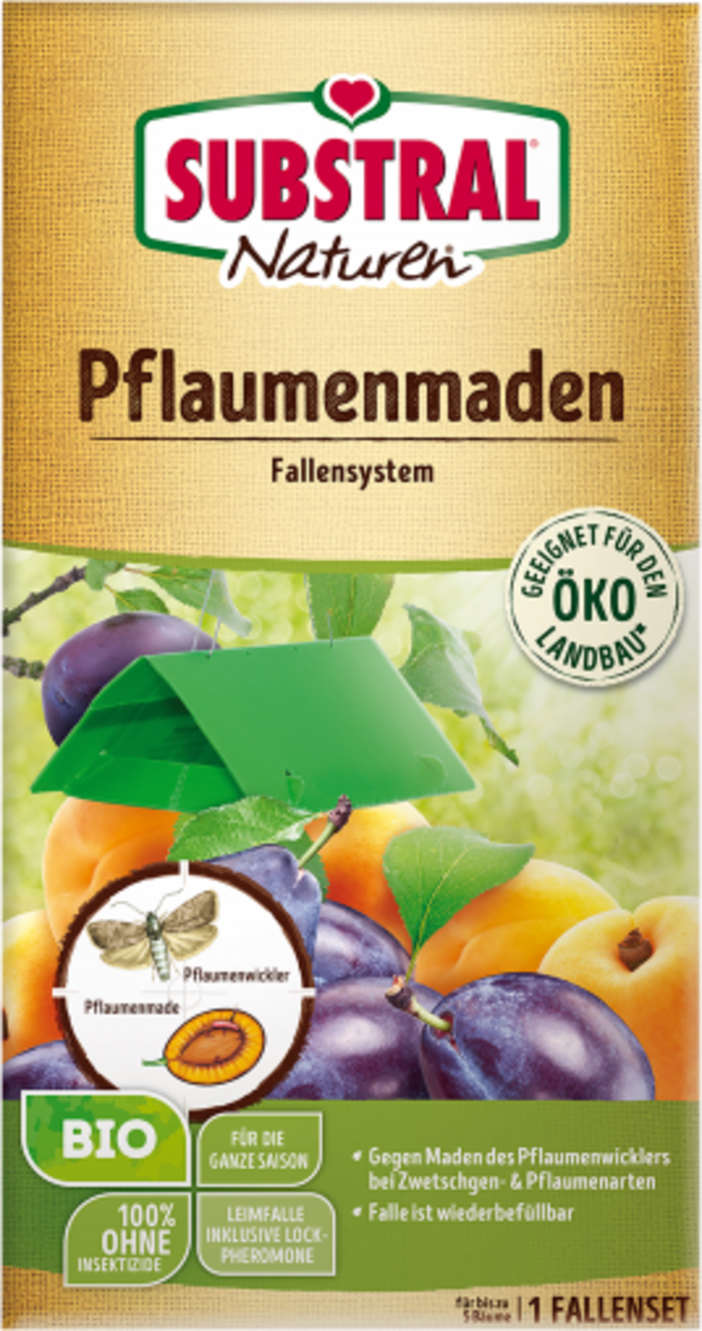  Bio Pflaumenmaden-Falle