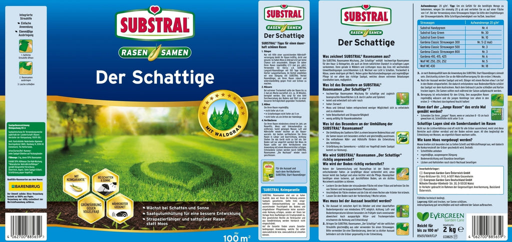  Rasen "Der Schattige", 1 Kg