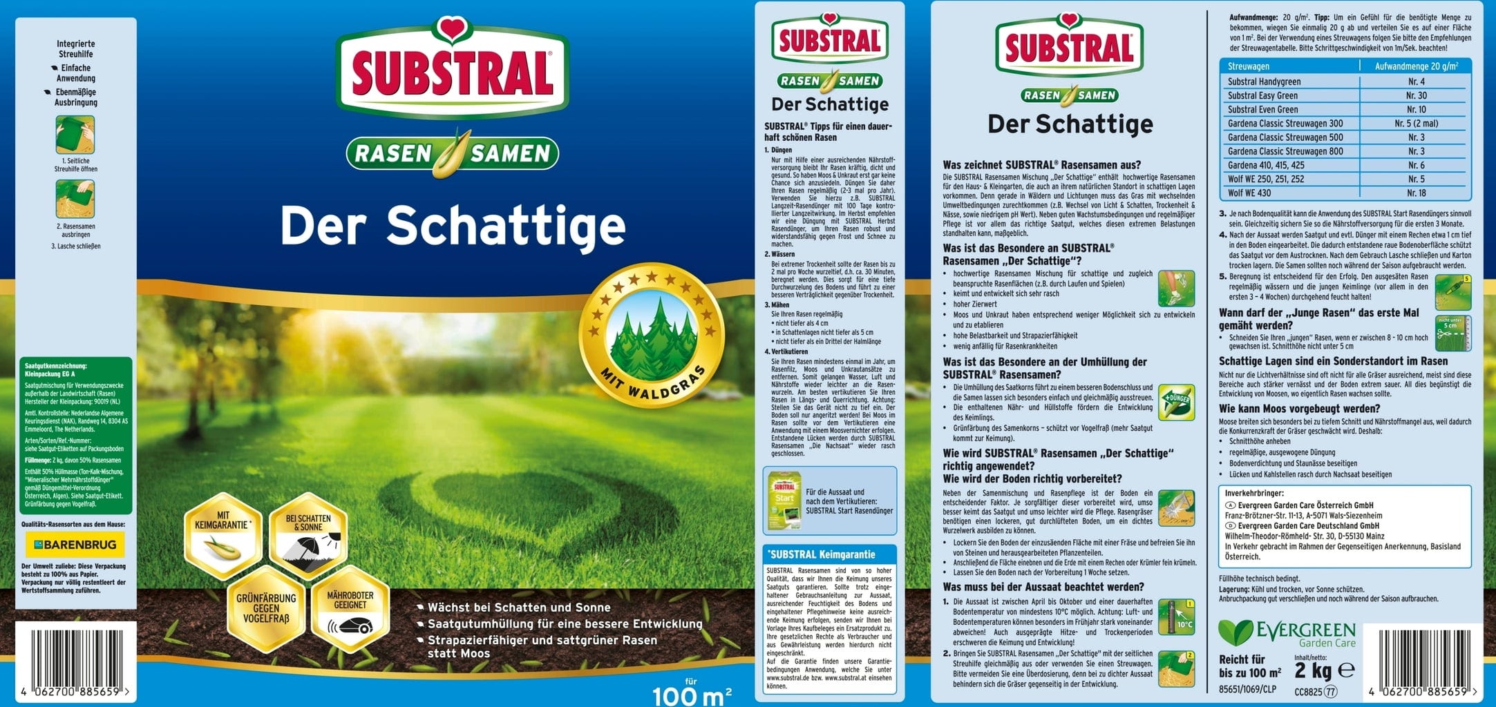  Rasen "Der Schattige", 1 Kg