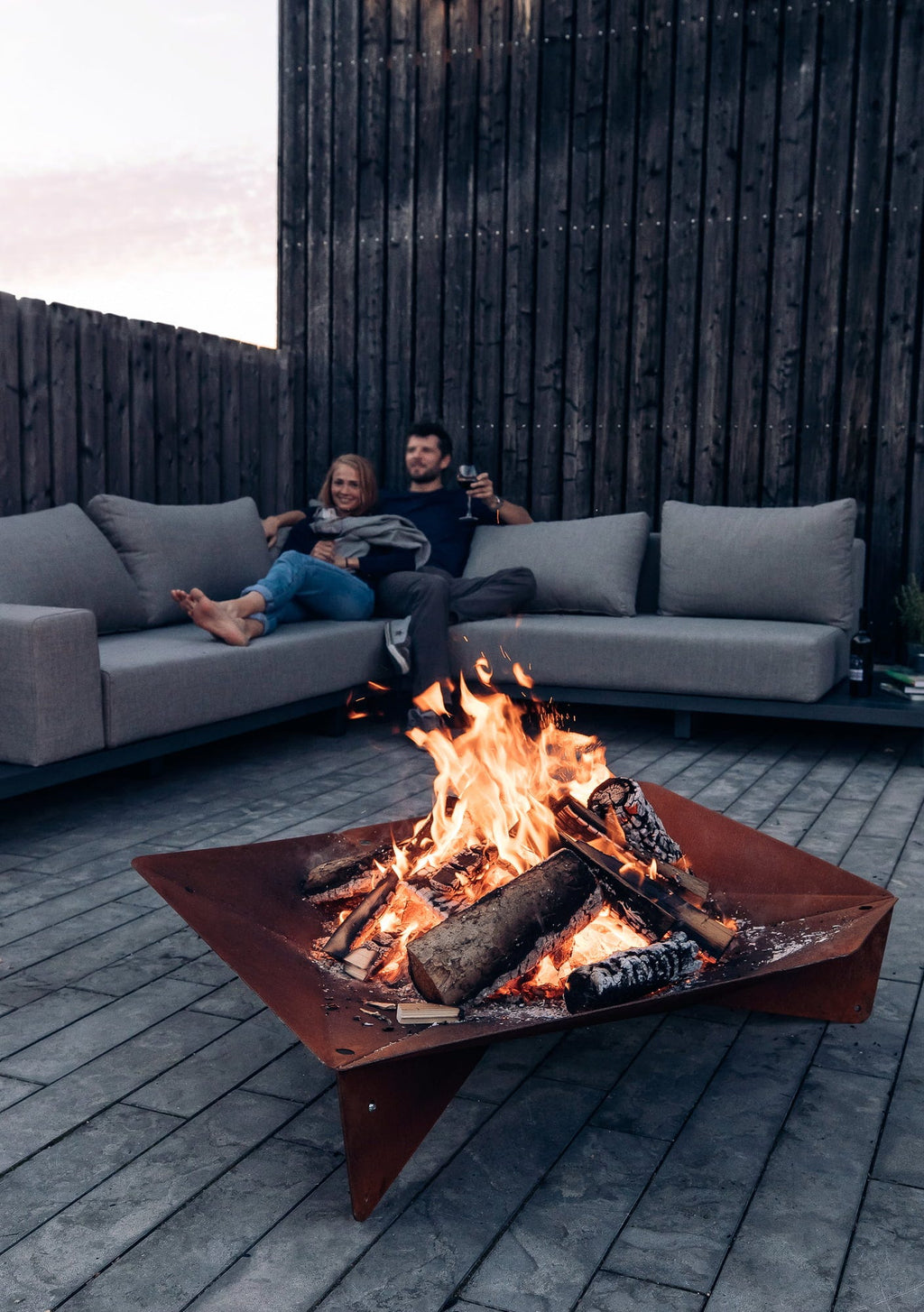  TRIPLE Feuerschale, 65 Cm