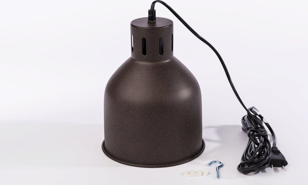  E27 Lampenschirm SAGA - Plug & Play, Rostfarben