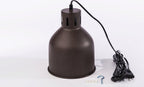  E27 Lampenschirm SAGA - Plug & Play, Rostfarben