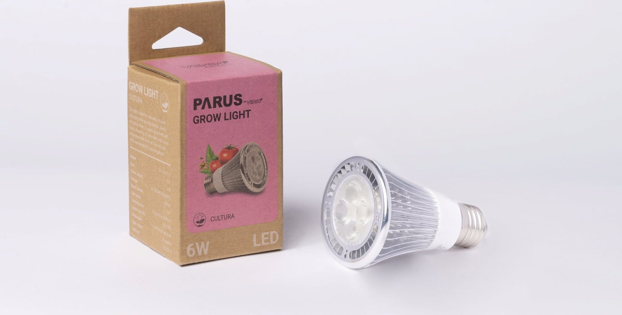  E27 Pflanzenlampe "Cultura", 6 Watt