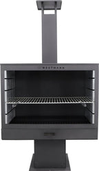  Grill- & Kaminofen, Schwarz