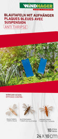 Windhager Blautafeln Mit Aufhänger, 10 Stück