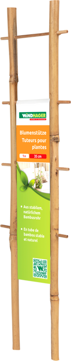 Windhager Blumenstütze Bambus - Rankgitter, 10 X 35 Cm