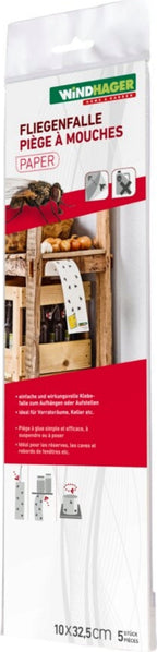 Windhager Fliegenfänger-Papier Eco, 5 Stück