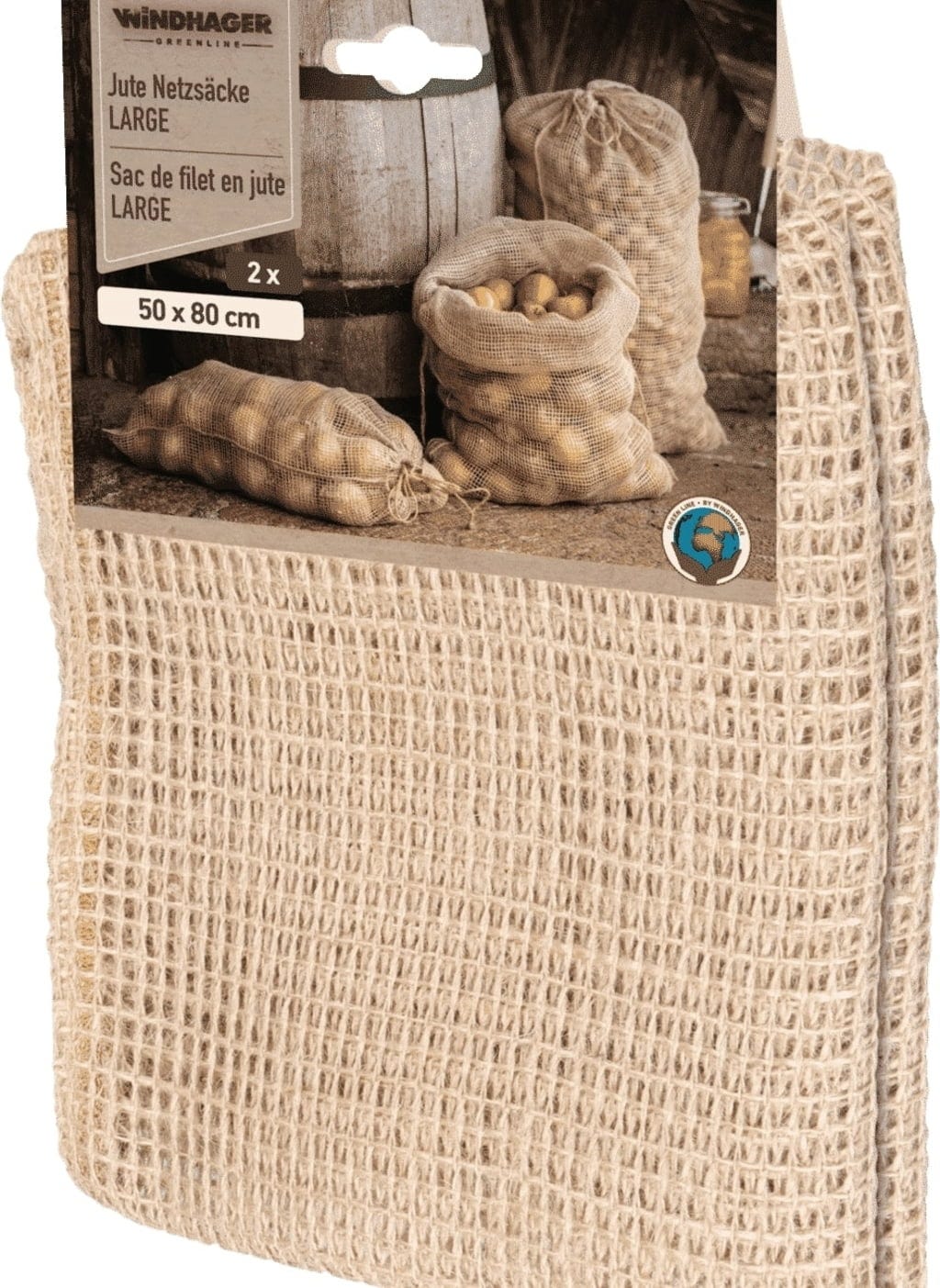 Windhager Jute Netzsäcke, L