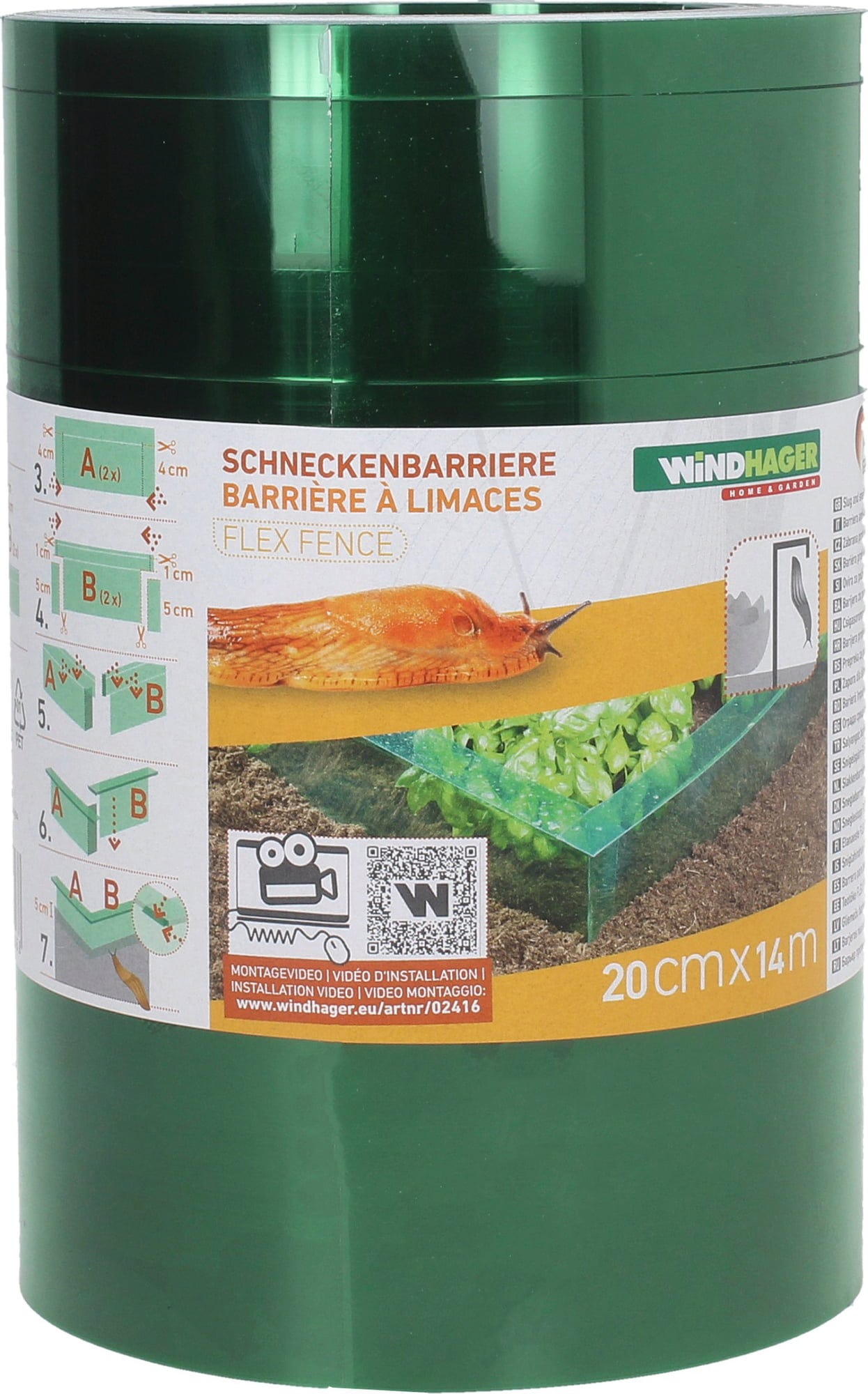 Windhager Schneckenbarriere, 14 Meter