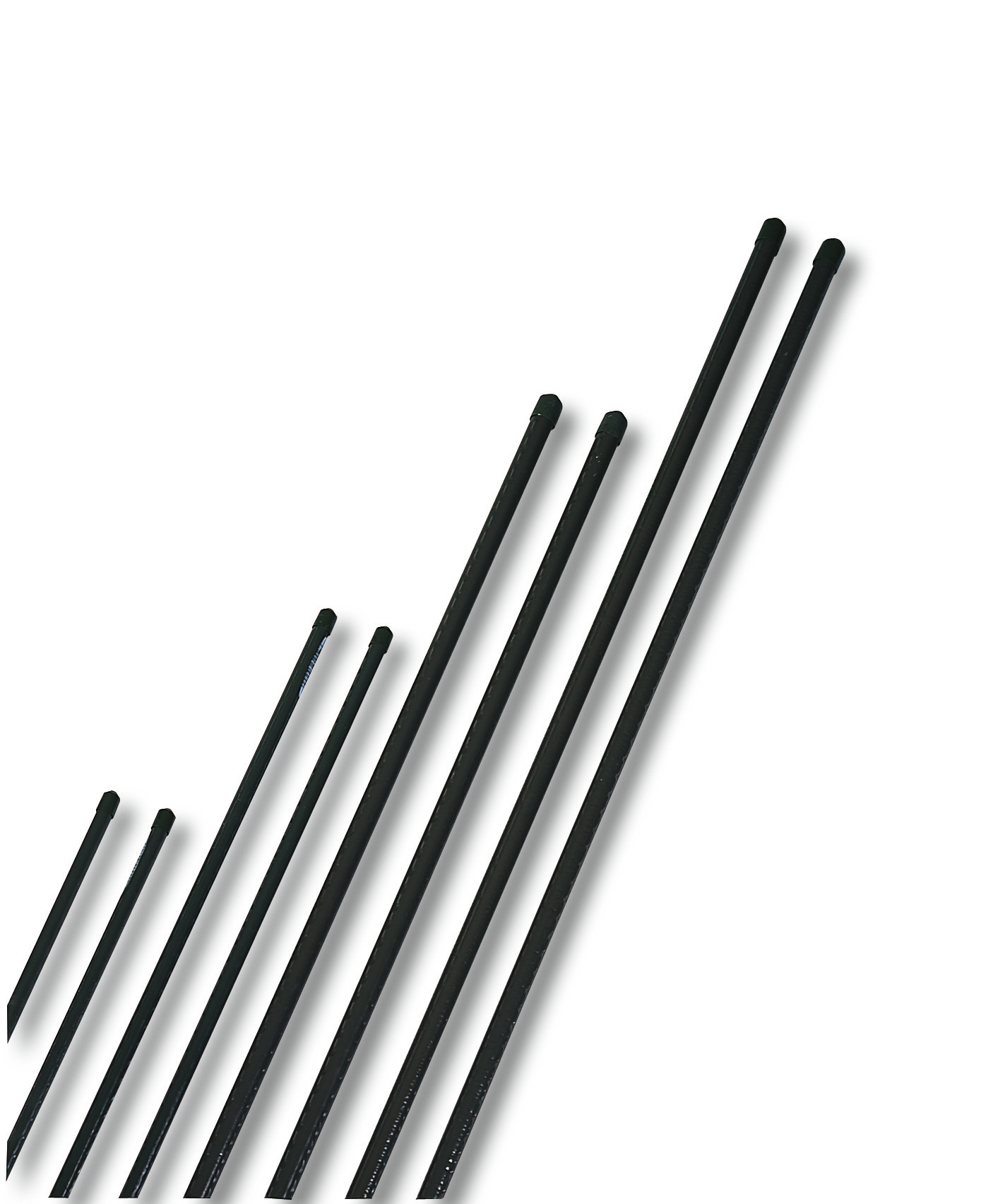 Windhager Stahlpflanzstab 10er-Set "Grün", 90 Cm