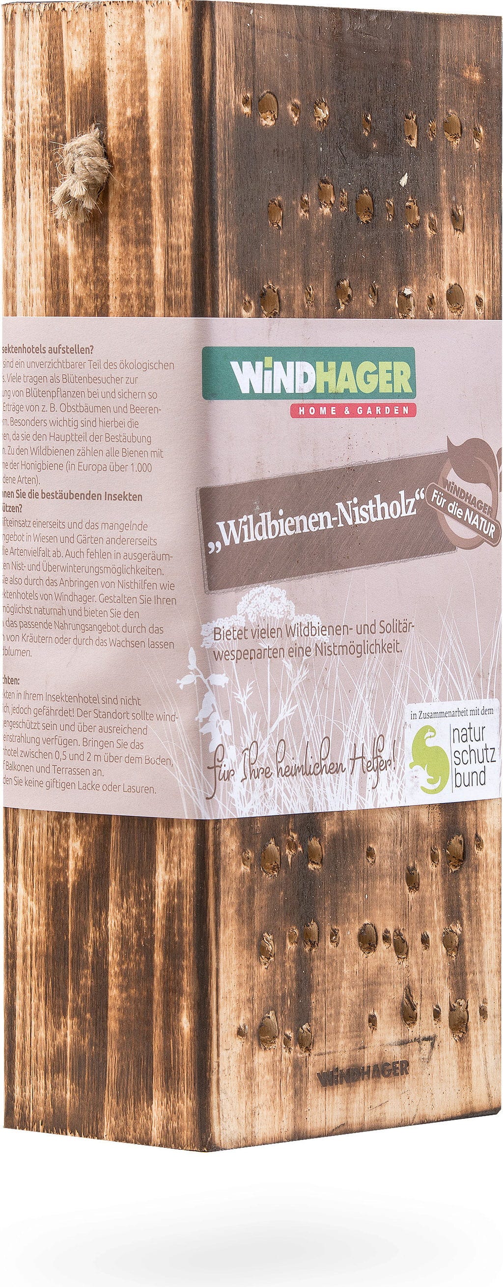 Windhager Wildbienennistholz
