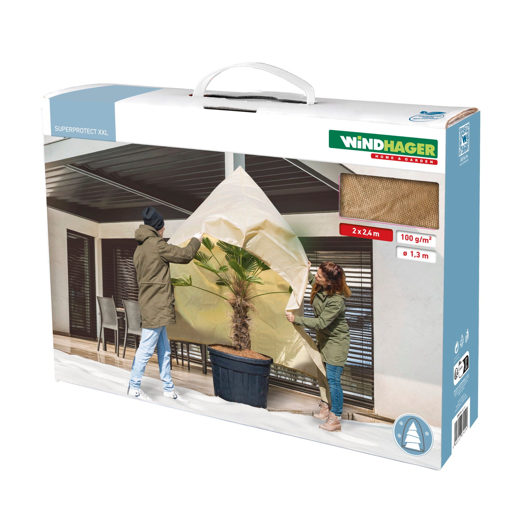 Windhager Winter Vlieshaube "Superprotect XXL"